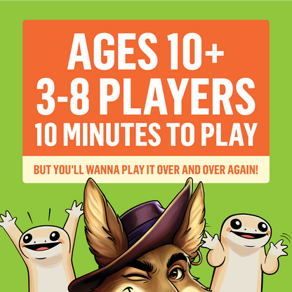 Coyote (Large Edition) - Board game thẻ bài tiệc tùng - Exploding Kittens