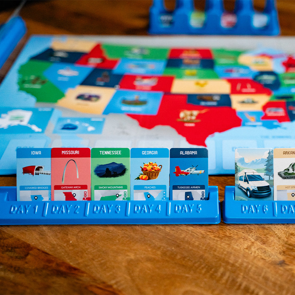 10 Days in the USA - Trò chơi Board Game Chiến Thuật - The Op Games