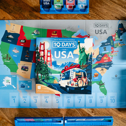 10 Days in the USA - Trò chơi Board Game Chiến Thuật - The Op Games