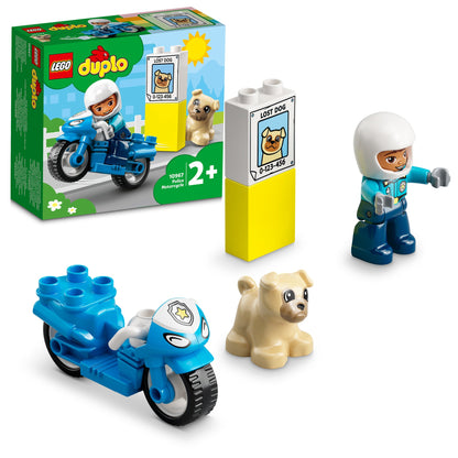 LEGO® DUPLO™ Rescue Police Motorcycle - Đồ Chơi Mô Tô Cảnh Sát Cứu Hộ - LEGO 10967 LEGO - ảnh 5 - Đồ chơi mầm non