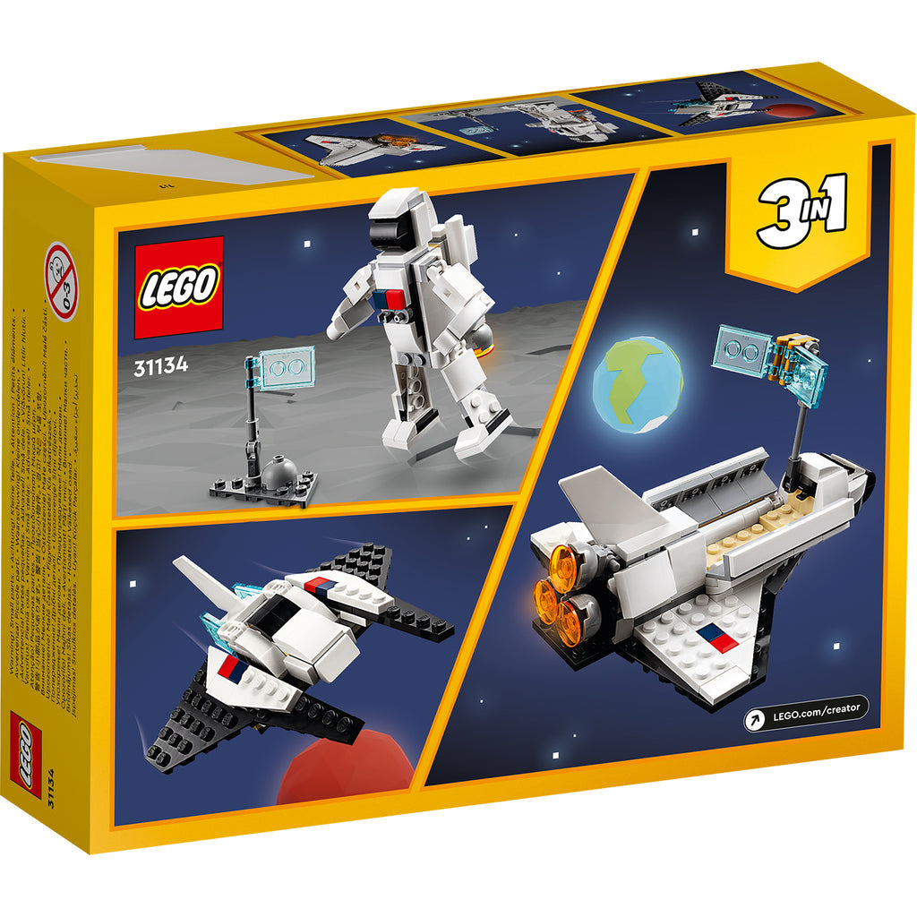 LEGO® Creator 3-in-1 Space Shuttle - Đồ chơi lắp ráp 3 trong 1 - LEGO 31134 LEGO - ảnh 4 - LEGO