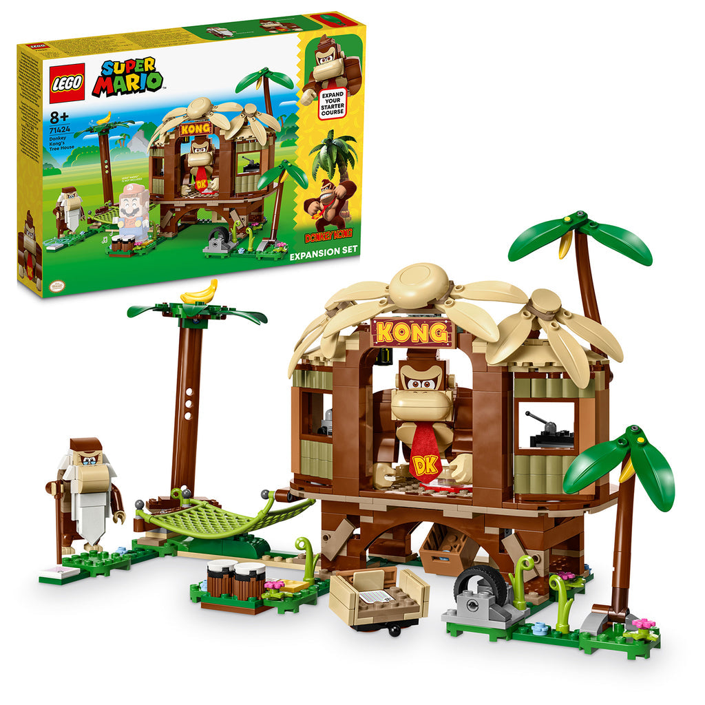 LEGO® Super Mario™ Donkey Kong’s Tree House Expansion Set - Bộ Lắp Ráp Mở Rộng Ngôi Nhà Trên Cây Của Donkey Kong - LEGO 71424