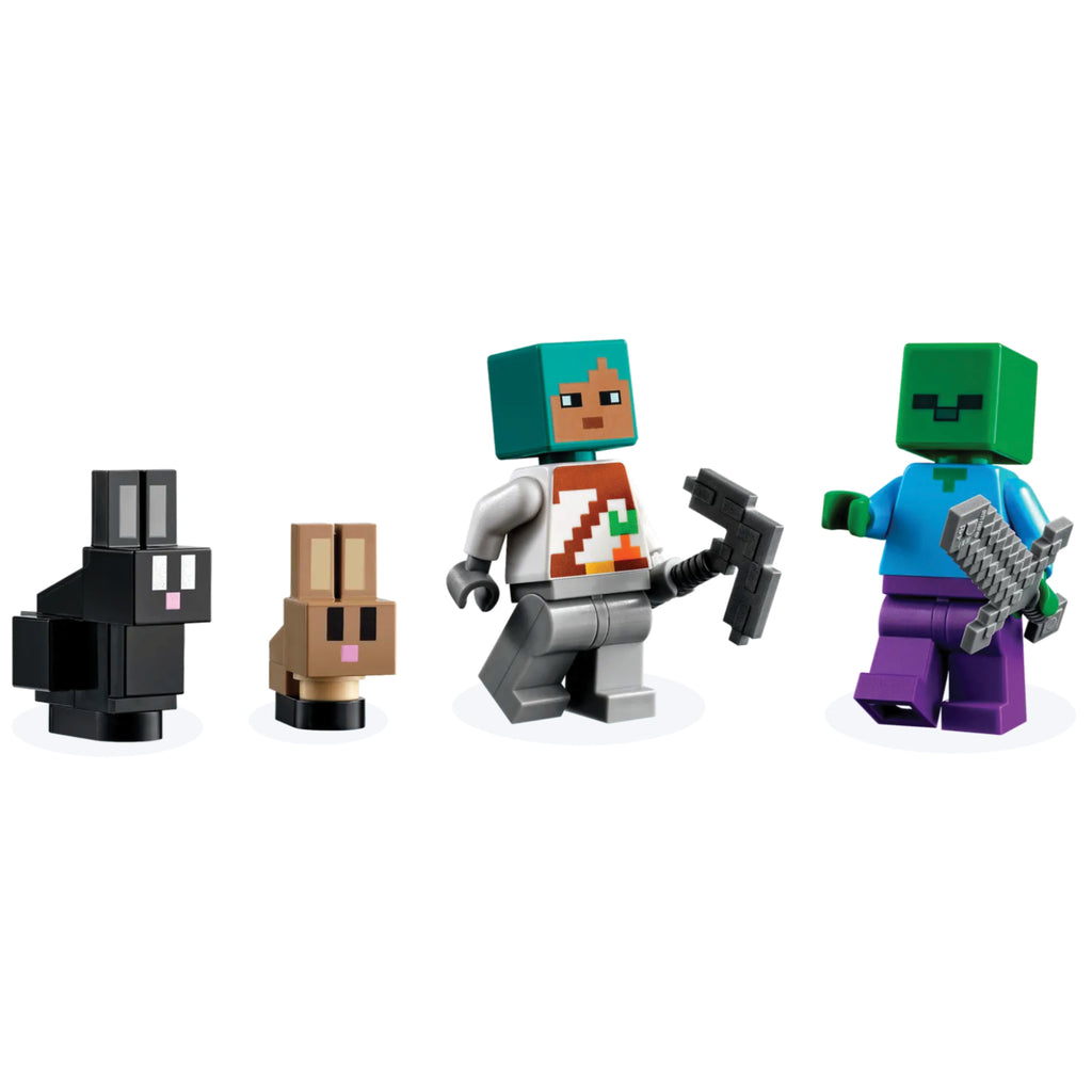 LEGO® Minecraft® The Rabbit Ranch - Đồ chơi lắp ráp Trang trại Thỏ - LEGO 21181 LEGO - ảnh 3 - LEGO Minecraft