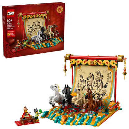 LEGO® Spring Festival Galloping Horse Canvas - Mô hình tranh ngựa phi Mã Đáo Thành Công - LEGO 80119 LEGO - ảnh 5 - LEGO Set