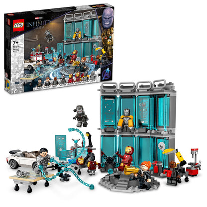 LEGO® Marvel Iron Man Armory - Đồ Chơi Lắp Ráp Phòng Trưng Bày Giáp - LEGO 76216