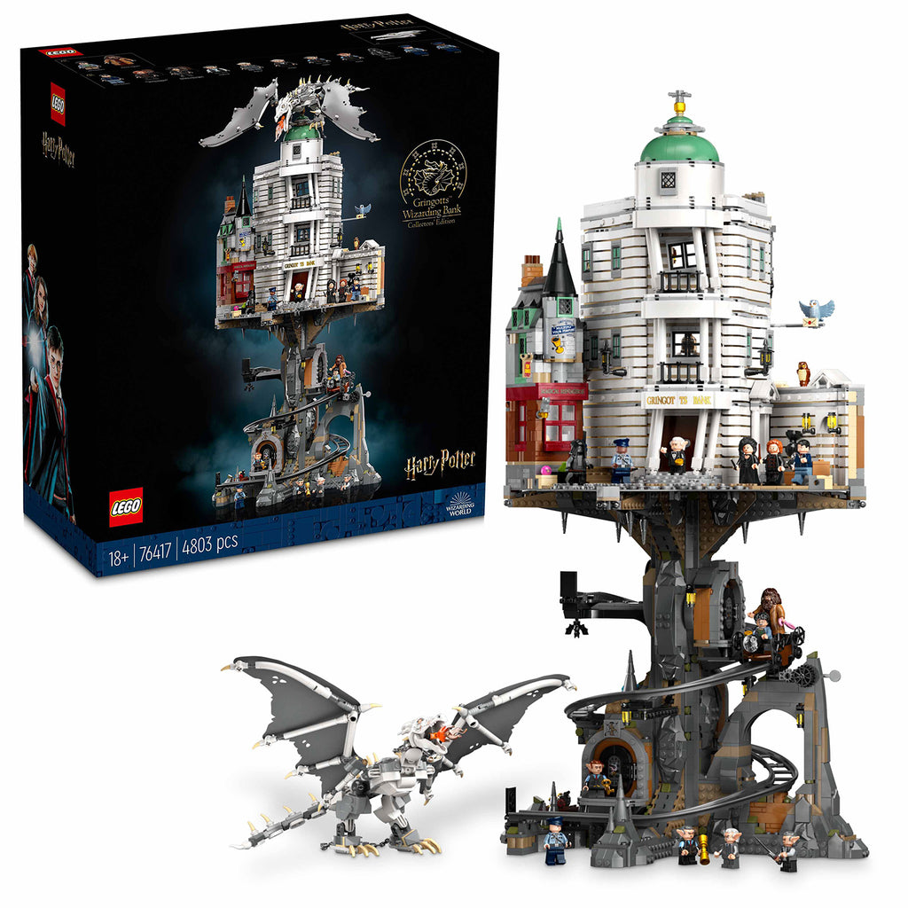 LEGO® Harry Potter™ Gringotts™ Wizarding Bank - Collectors Edition - Mô hình Ngân hàng Phù thủy Phiên bản Sưu tầm LEGO 76417
