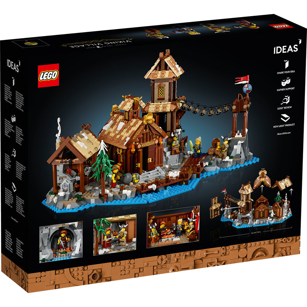 LEGO® Ideas Viking Village - Mô hình Làng Viking Chi Tiết - LEGO 21343 LEGO - ảnh 7 - LEGO Ideas
