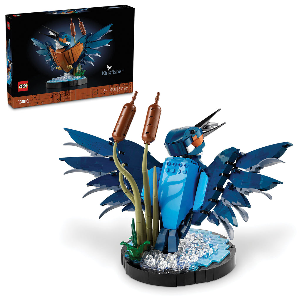LEGO® ICONS™ Kingfisher Bird - Mô Hình Chim Bói Cá Trang Trí - LEGO 10331