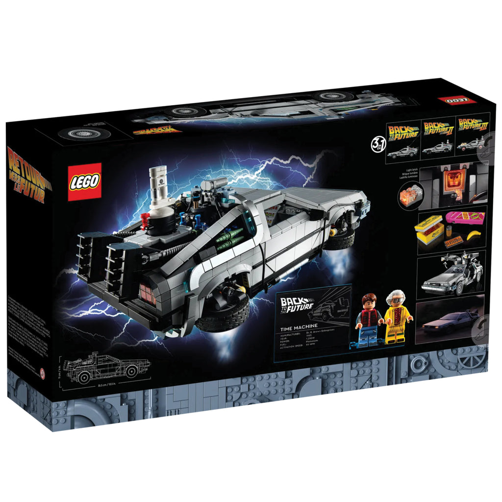 LEGO® Back to the Future Time Machine - Bộ lắp ráp Cỗ máy thời gian DeLorean 10300 - LEGO Icons