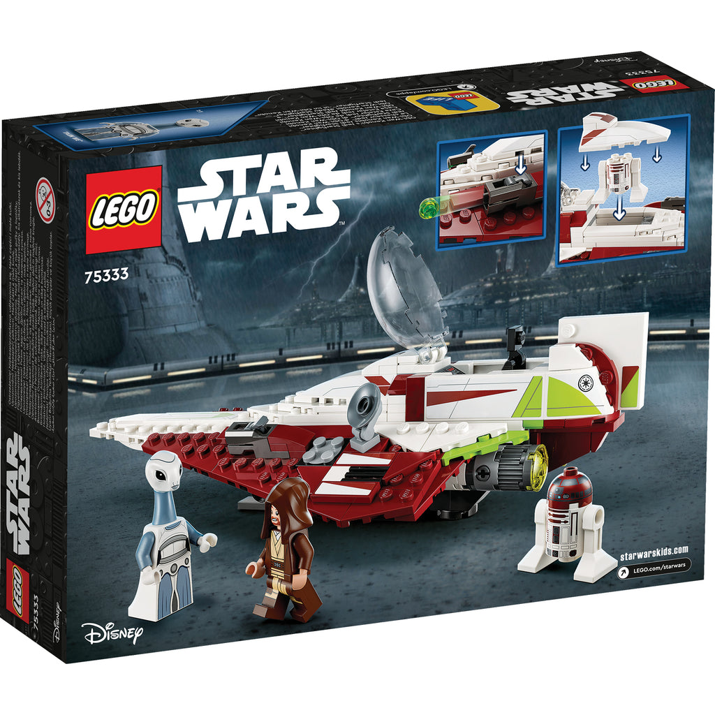LEGO® Star Wars™ Obi-Wan Kenobi’s Jedi Starfighter™ - Mô hình lắp ráp Chiến hạm Jedi - LEGO 75333 LEGO - ảnh 3 - Đồ chơi lắp 