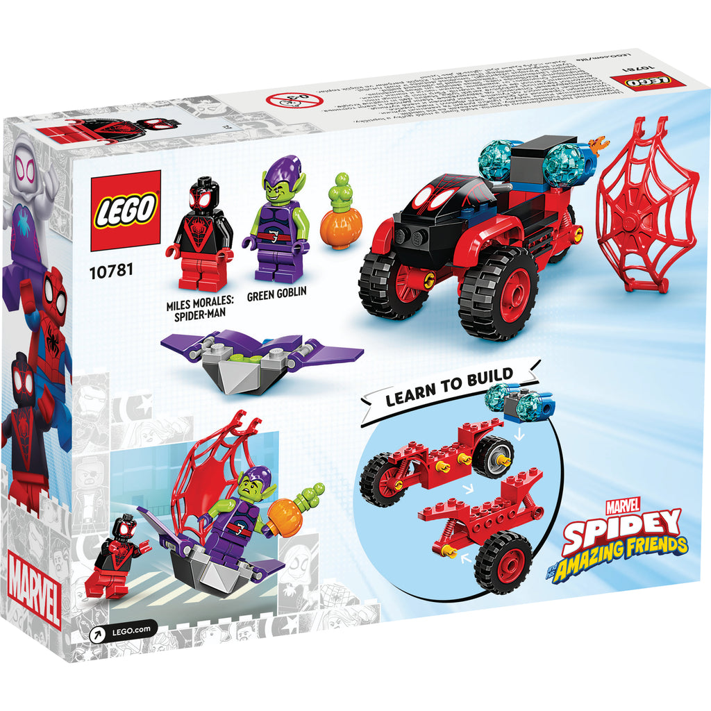 LEGO® Marvel Miles Morales: Spider-Man’s Techno Trike - Đồ chơi lắp ráp Siêu anh hùng - LEGO 10781