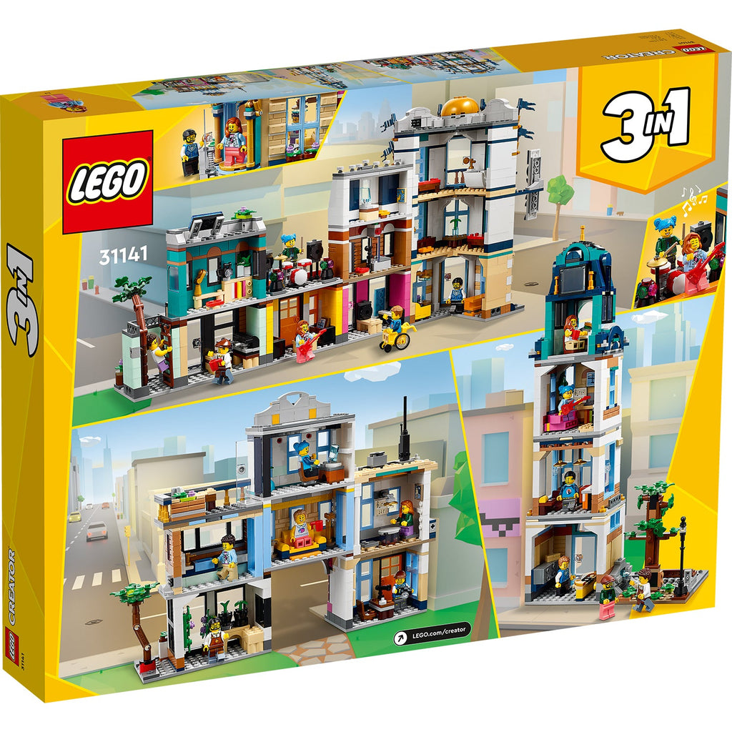 LEGO® Creator 3-in-1 Main Street - Bộ Đồ Chơi Lắp Ráp Phố Chính 3 Trong 1 - LEGO 31141