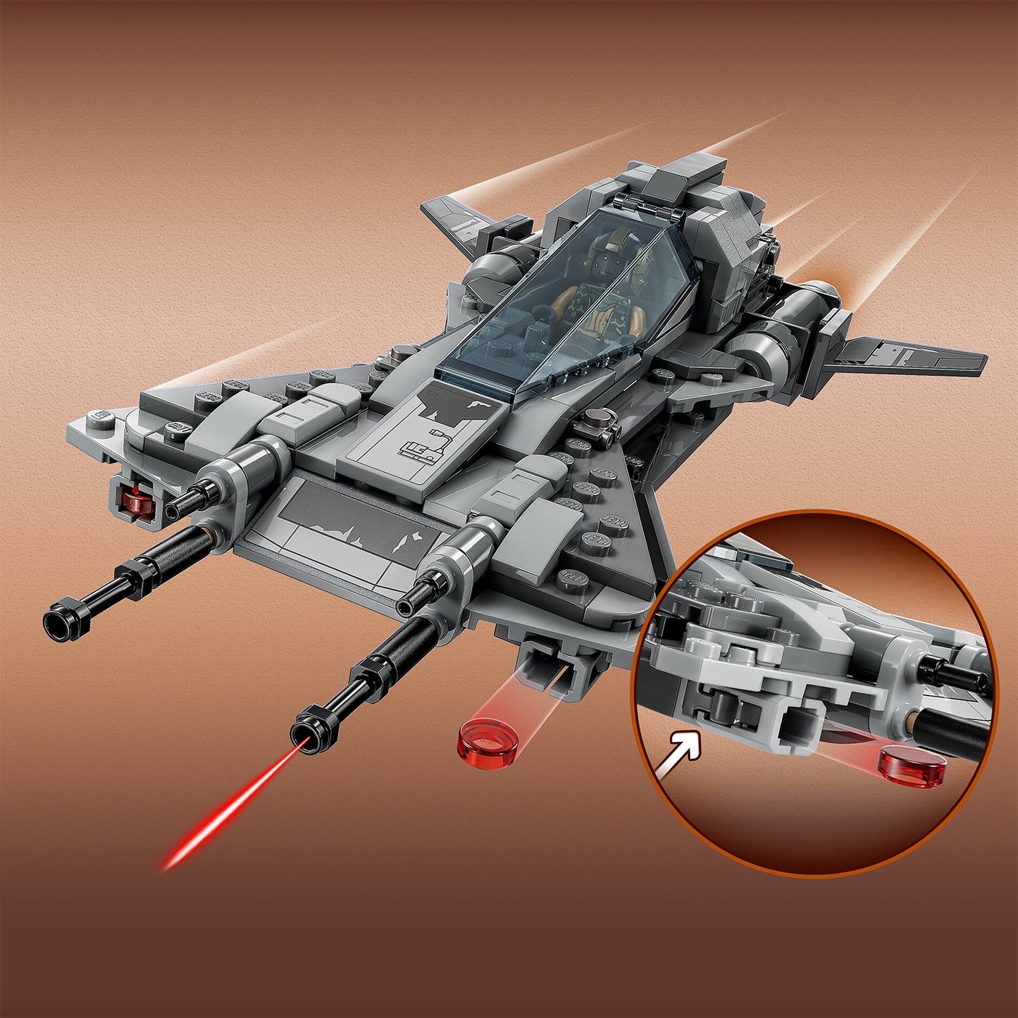 LEGO® Star Wars™ Pirate Snub Fighter Mô hình Đồ chơi Lắp ráp Lego 75346 - Hình ảnh bổ sung 8