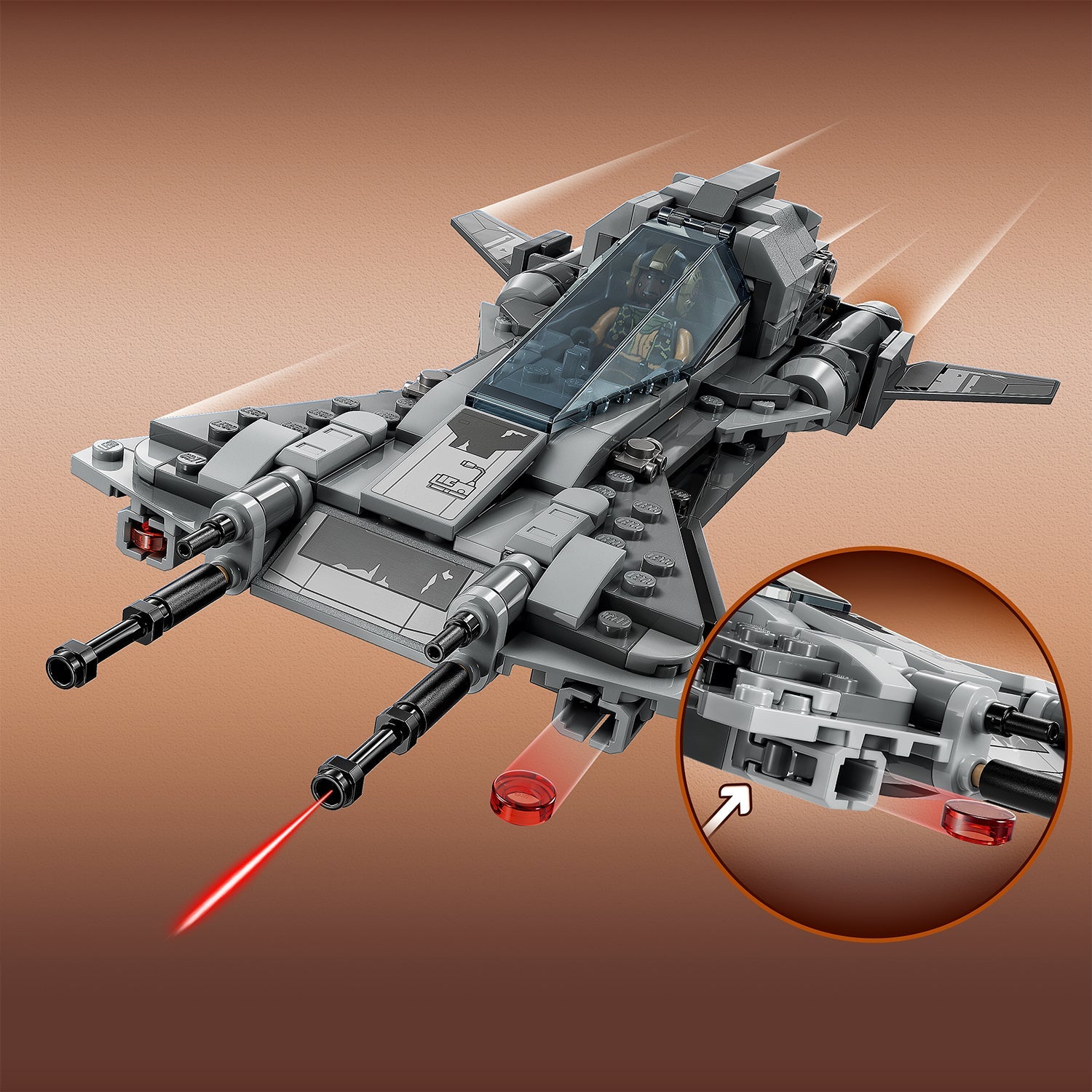 LEGO® Star Wars™ Pirate Snub Fighter Mô hình Đồ chơi Lắp ráp Lego 75346 - Hình ảnh bổ sung 8