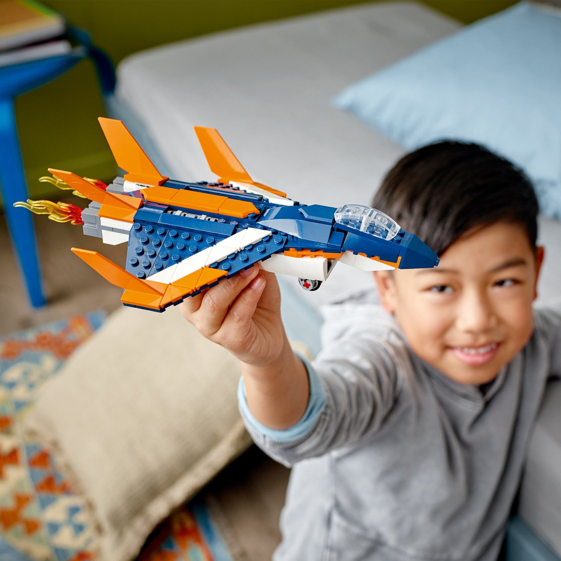 LEGO® Creator 3-in-1 Supersonic-jet Đồ Chơi Lắp Ráp Máy Bay Phản Lực 3-trong-1 (31126) LEGO - ảnh 3 - LEGO Creator 3-in-1