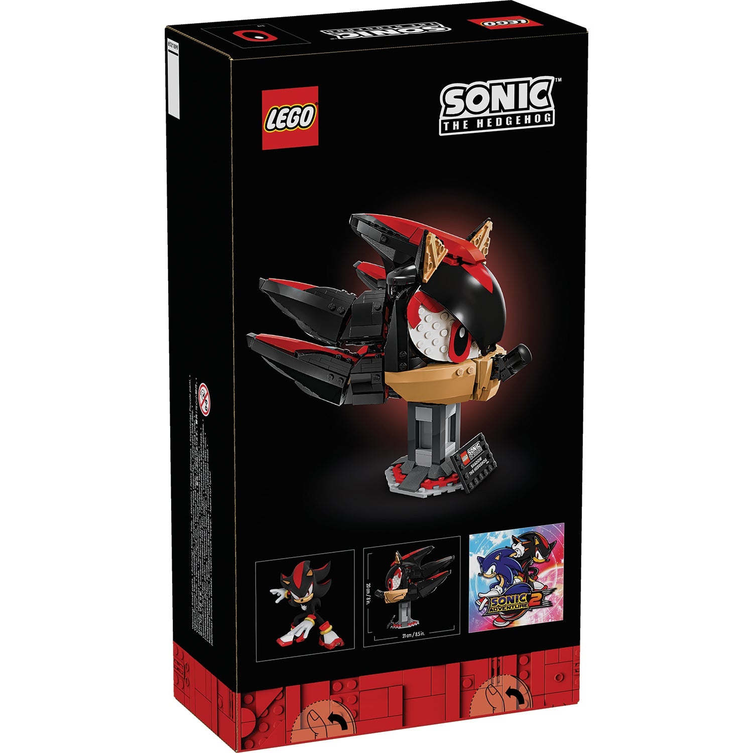 LEGO® Sonic the Hedgehog™ Shadow the Hedgehog - Mô Hình Lắp Ráp Trưng Bày Người Lớn LEGO 77000 LEGO - ảnh 7 - Lego