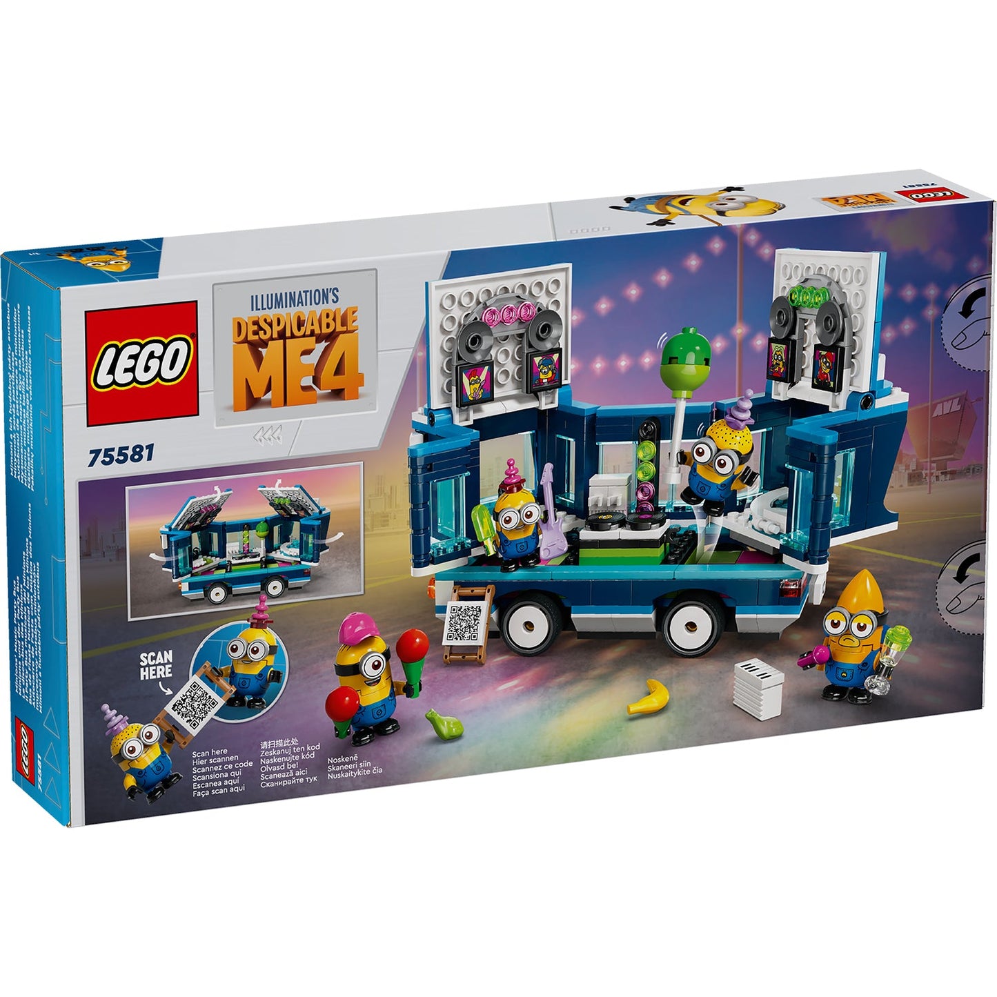 LEGO® Despicable Me 4 Minions’ Music Party Bus - Đồ Chơi Lắp Ráp Xe Buýt Tiệc Tùng Minion - LEGO 75581 LEGO - ảnh 7 - Đồ chơi
