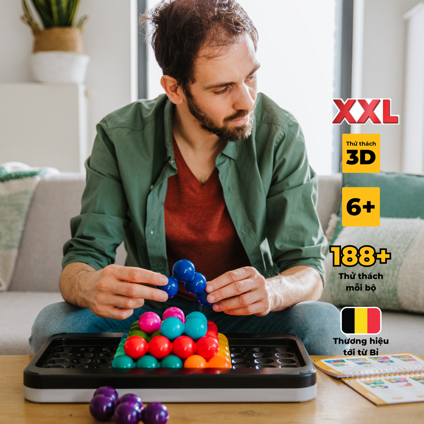Đồ trơi trí tuệ Smartgames Thử thách IQ Pro Puzzler XXL