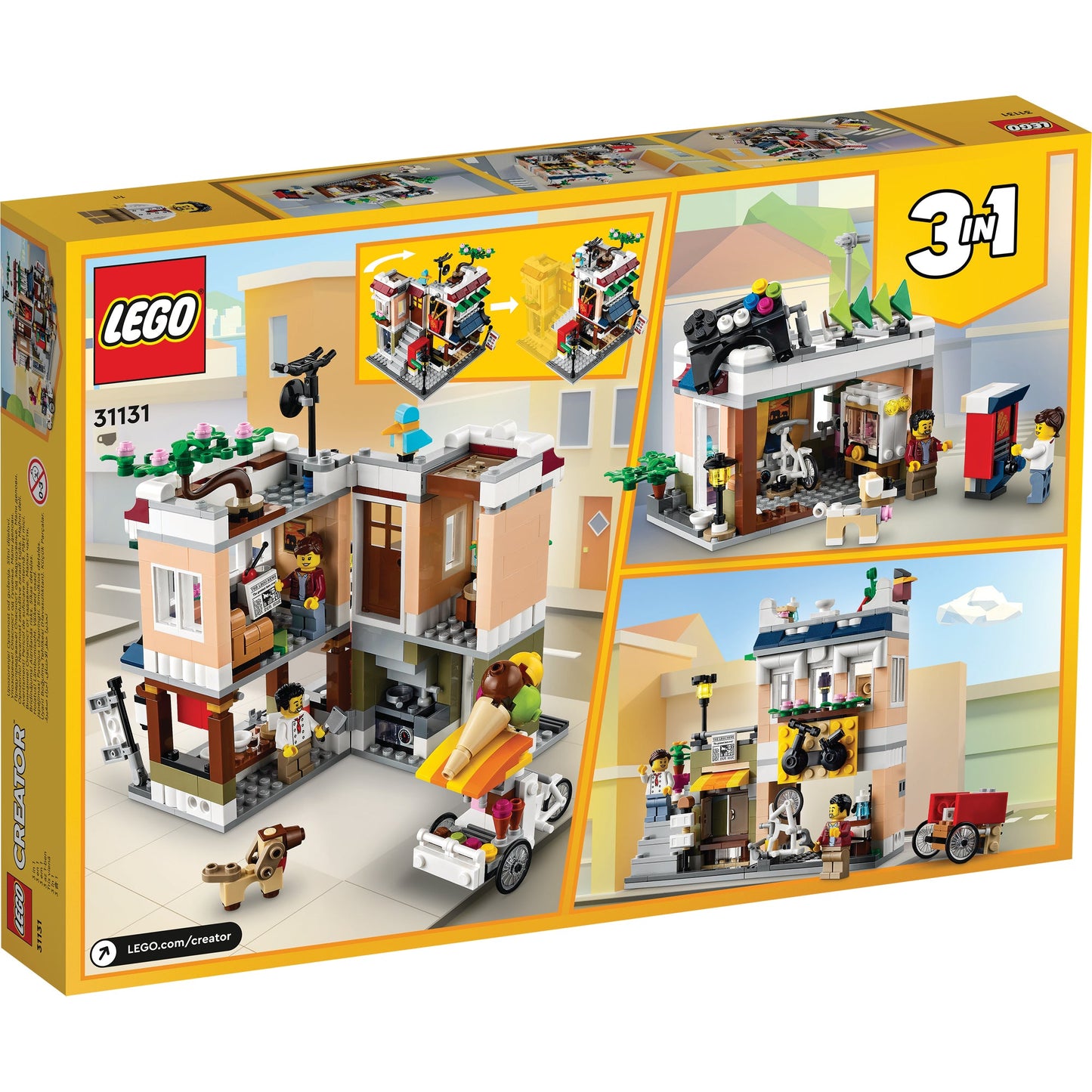 LEGO® Creator 3-in-1 Downtown Noodle Shop - Đồ Chơi Lắp Ráp Tiệm Mì Trung Tâm Thành Phố LEGO 31131 LEGO - ảnh 7 - Lego