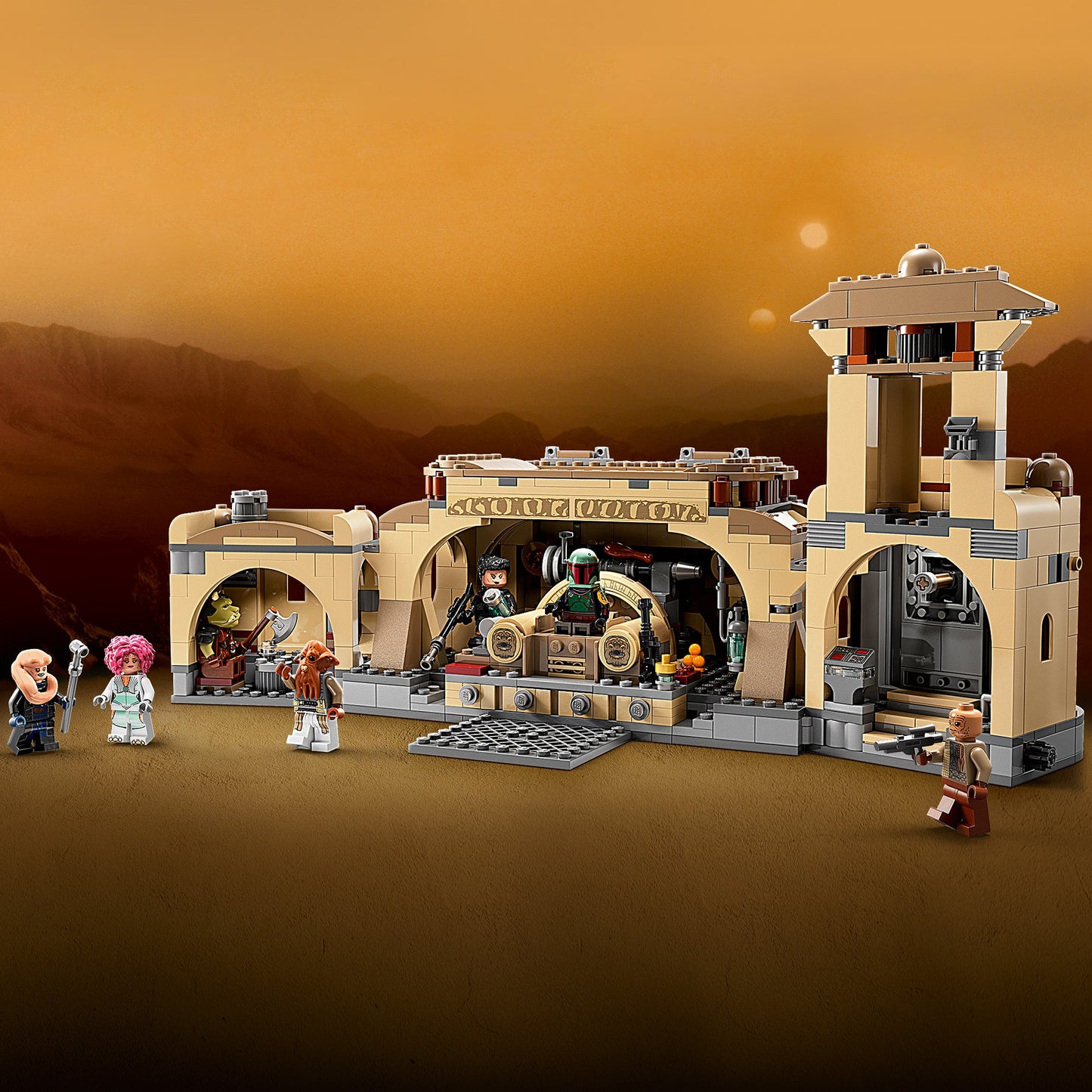 LEGO® Star Wars™ Boba Fetts Throne Room - Đồ Chơi Lắp Ráp Cung Điện Boba Fett - LEGO 75326