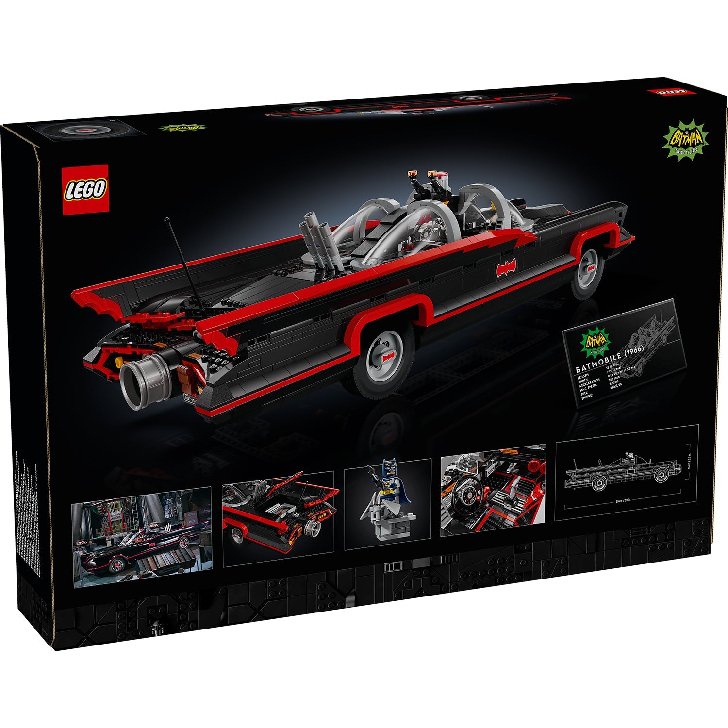 LEGO® DC Batman™: The Classic TV Series Batmobile™ - Mô Hình Xe Batmobile Cổ Điển 1966 - LEGO 76328 LEGO - ảnh 7 - Lego Const