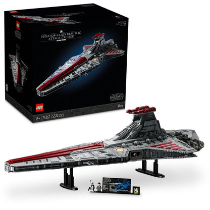 LEGO® Star Wars™ Venator-Class Republic Attack Cruiser - Ultimate Collector Series - Bộ Lắp Ráp Tàu Tuần Dương Tấn Công LEGO 75367