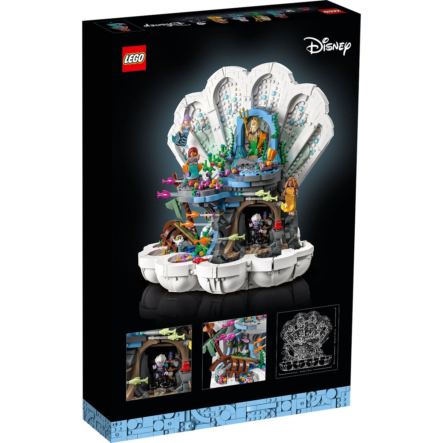 LEGO® Disney™ The Little Mermaid Royal Clam Shell - Mô hình Vỏ Sò Hoàng Gia 43225 - LEGO