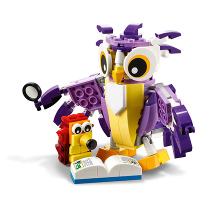 LEGO® Creator 3-in-1 Fantasy Forest Creatures - Lắp ráp Sinh vật Rừng Phép thuật LEGO 31125 - Góc nhìn khác 3