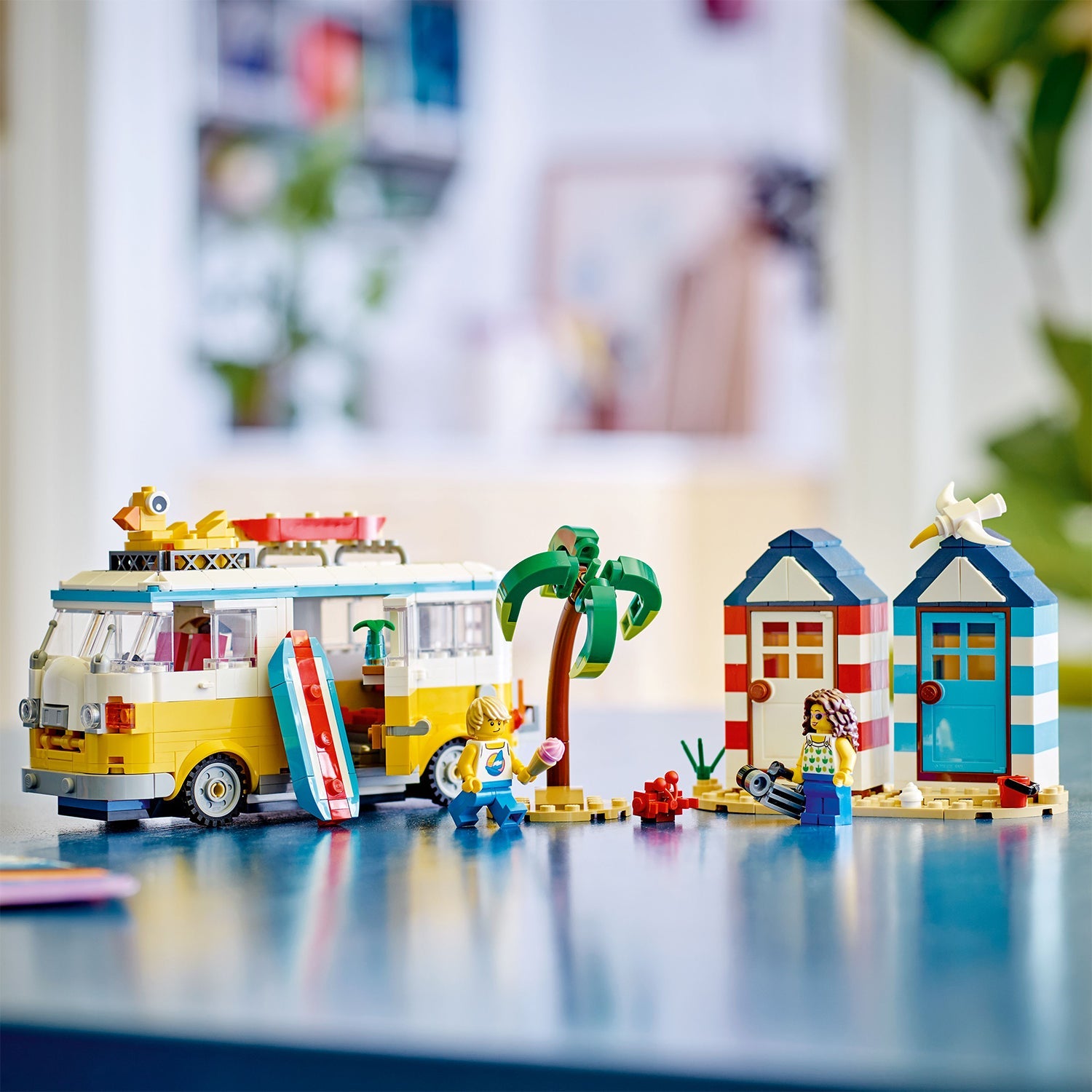 LEGO® Creator 3-in-1 Beach Camper Van - Xe Cắm Trại Bãi Biển Lắp Ráp 3 Trong 1 - LEGO 31138 LEGO - ảnh 1 - Lego Building Sets