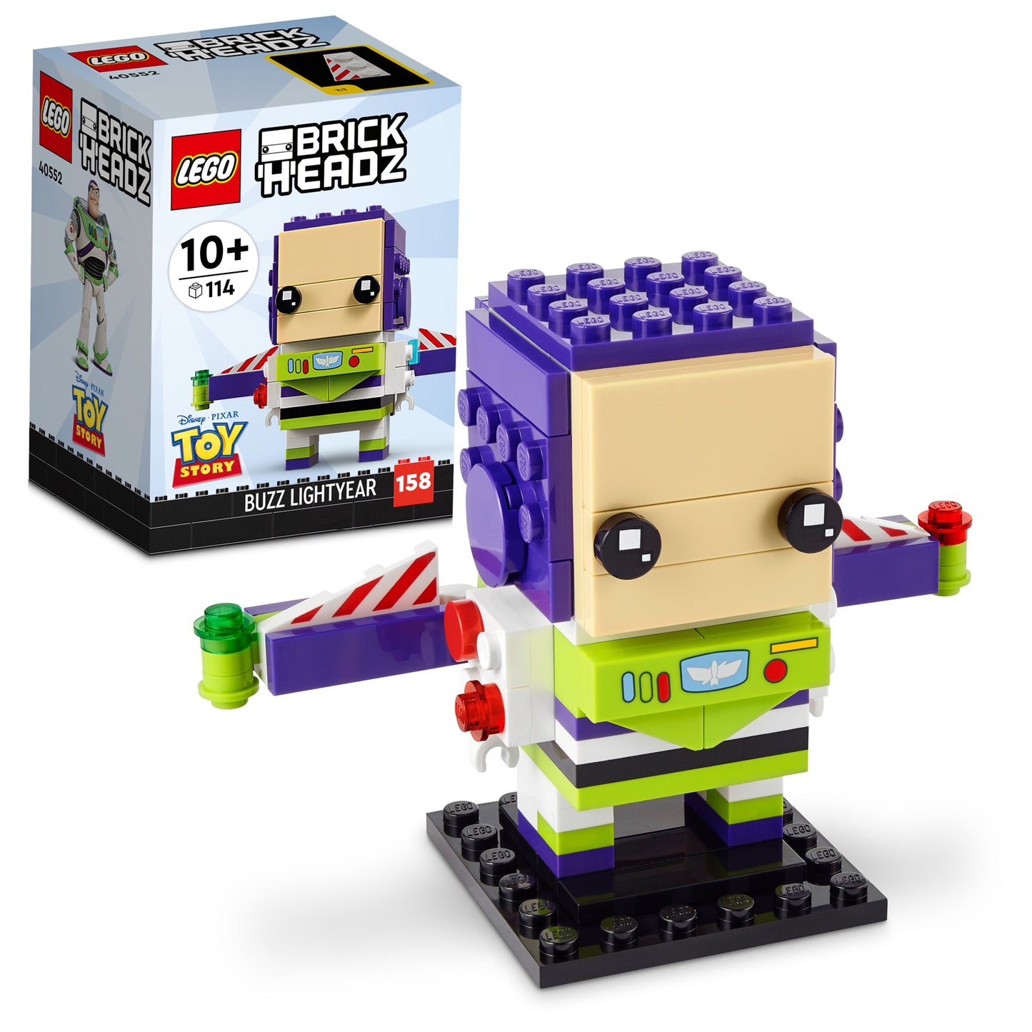 LEGO® BrickHeadz™ Buzz Lightyear - Mô Hình Lắp Ráp Disney Pixar LEGO 40552 LEGO - ảnh 4 - Building Sets