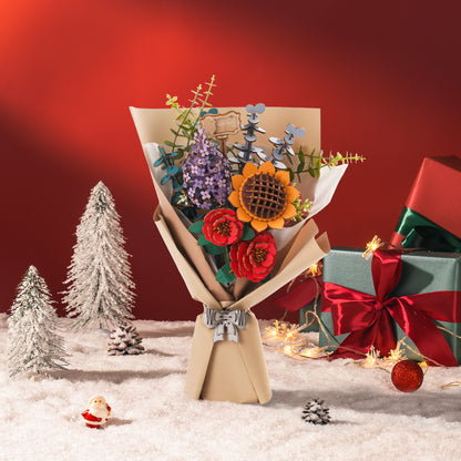 Rowood Wooden Flower Bouquet Set - Bộ lắp ráp bó hoa gỗ 3D - Rolife TW01H