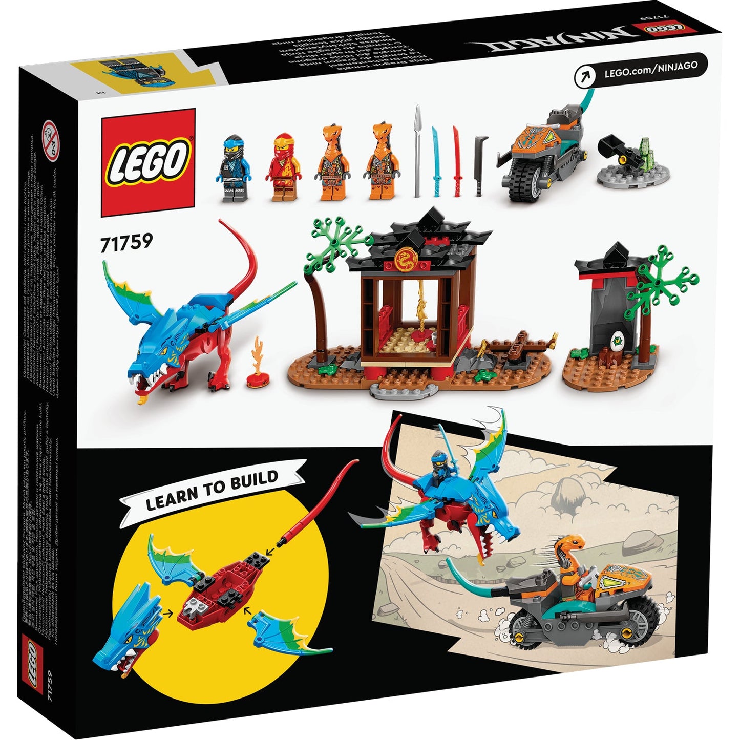LEGO® NINJAGO® Ninja Dragon Temple - Đồ Chơi Lắp Ráp Ngôi Đền Rồng Ninja - LEGO 71759