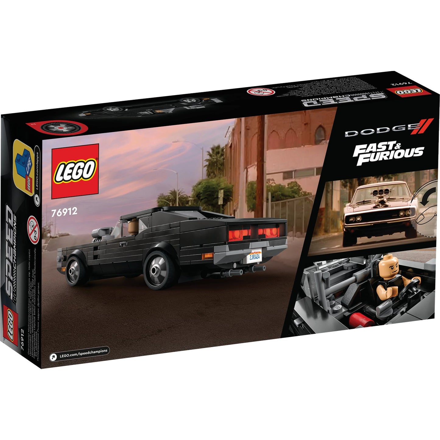 LEGO® Speed Champions Fast & Furious 1970 Dodge Charger R/T - Bộ Lắp Ráp Xe Mô Hình (76912) LEGO - ảnh 8 - LEGO Construction 