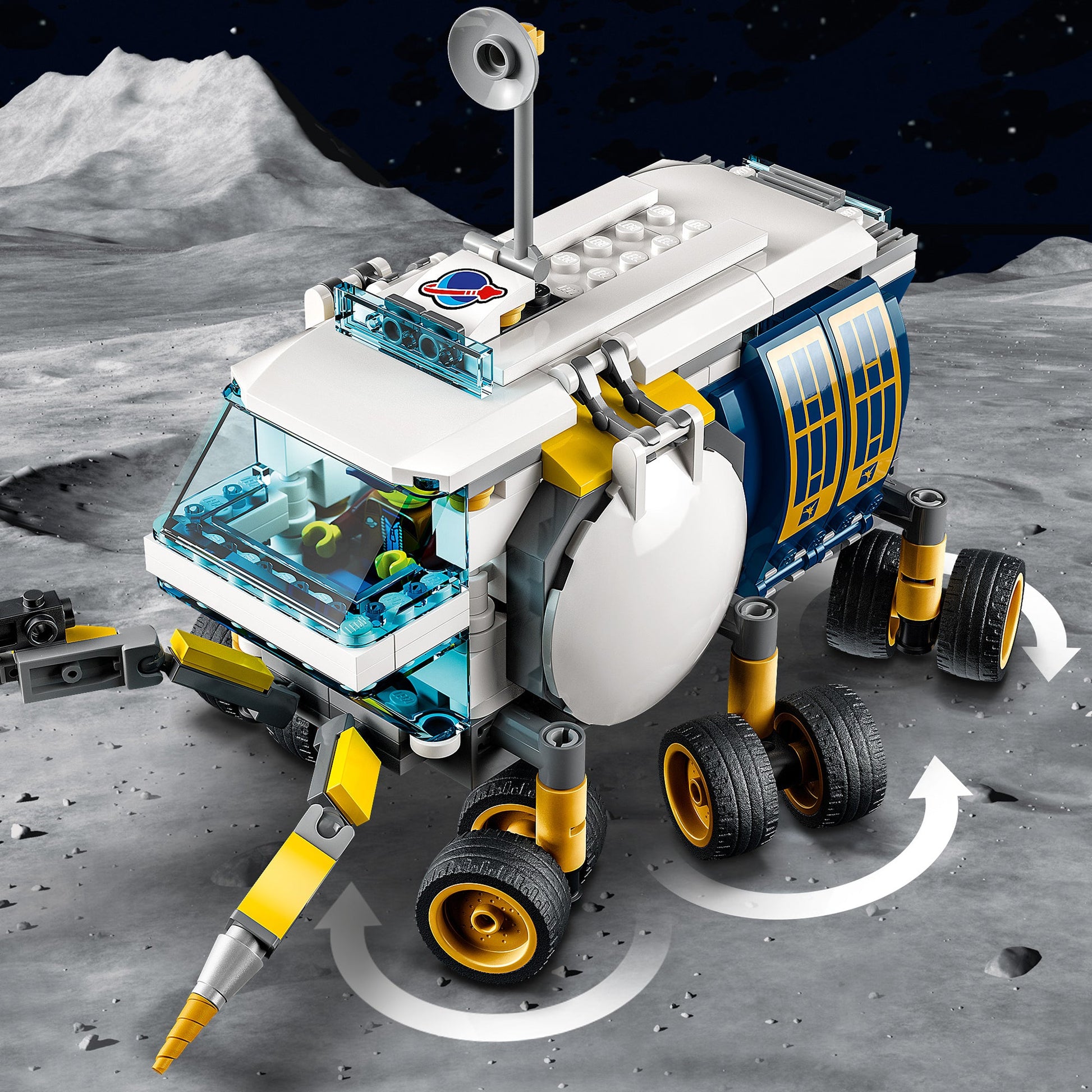 LEGO® City Lunar Roving Vehicle - Xe Tự Hành Mặt Trăng NASA - LEGO 60348 LEGO - ảnh 4 - LEGO Sets