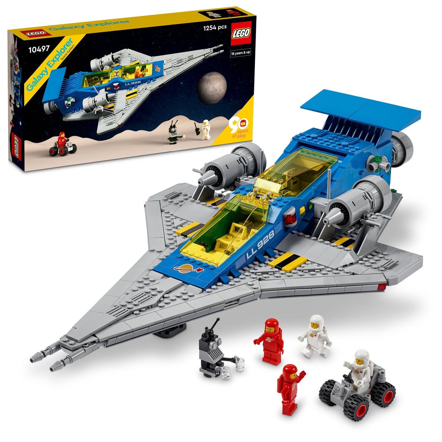 LEGO® ICONS™ Galaxy Explorer - Bộ Lắp Ráp Phi Thuyền Không Gian Cổ Điển - LEGO 10497 LEGO - ảnh 3 - Lego