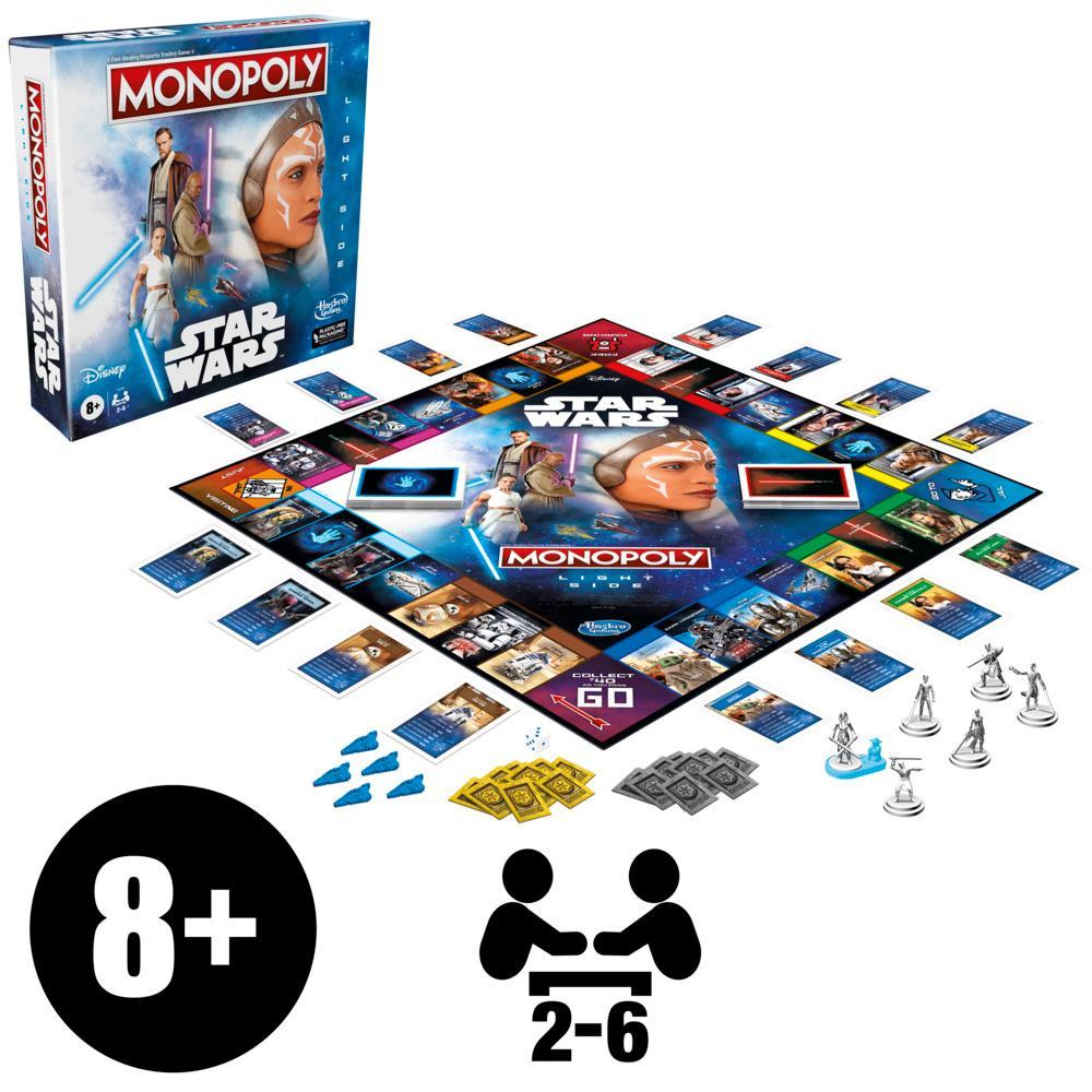 Monopoly Star Wars: Phiên Bản Light Side - Cờ Tỷ Phú Board Game Gia Đình