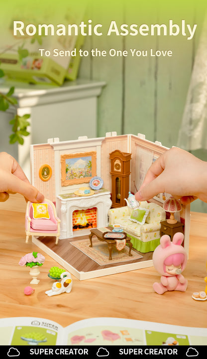 Rolife Holiday Tea Time DIY Miniature House DW023 - Nhà Mô Hình Mini DIY Tự Lắp Ráp - Rolife