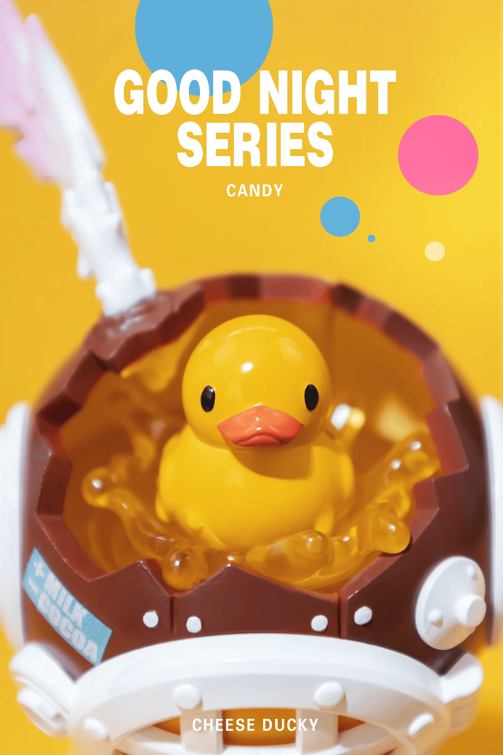 Good Night Series-Candy-Cheese Ducky - Mô hình Art Toy Resin Cao Cấp - Sank Toys Sank Toys - ảnh 2 - Art Toys