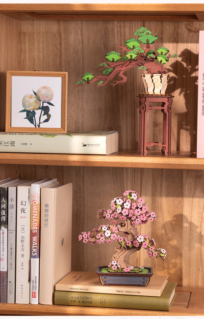Rolife 3D Wooden Puzzle - Sakura Bonsai TG415 - Mô hình lắp ráp gỗ 3D - Rolife