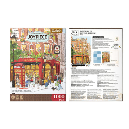 Rolife 1000 Piece Jigsaw Puzzle - Welcome to Covent Garden PT006 - Tranh ghép hình 1000 mảnh - Rolife