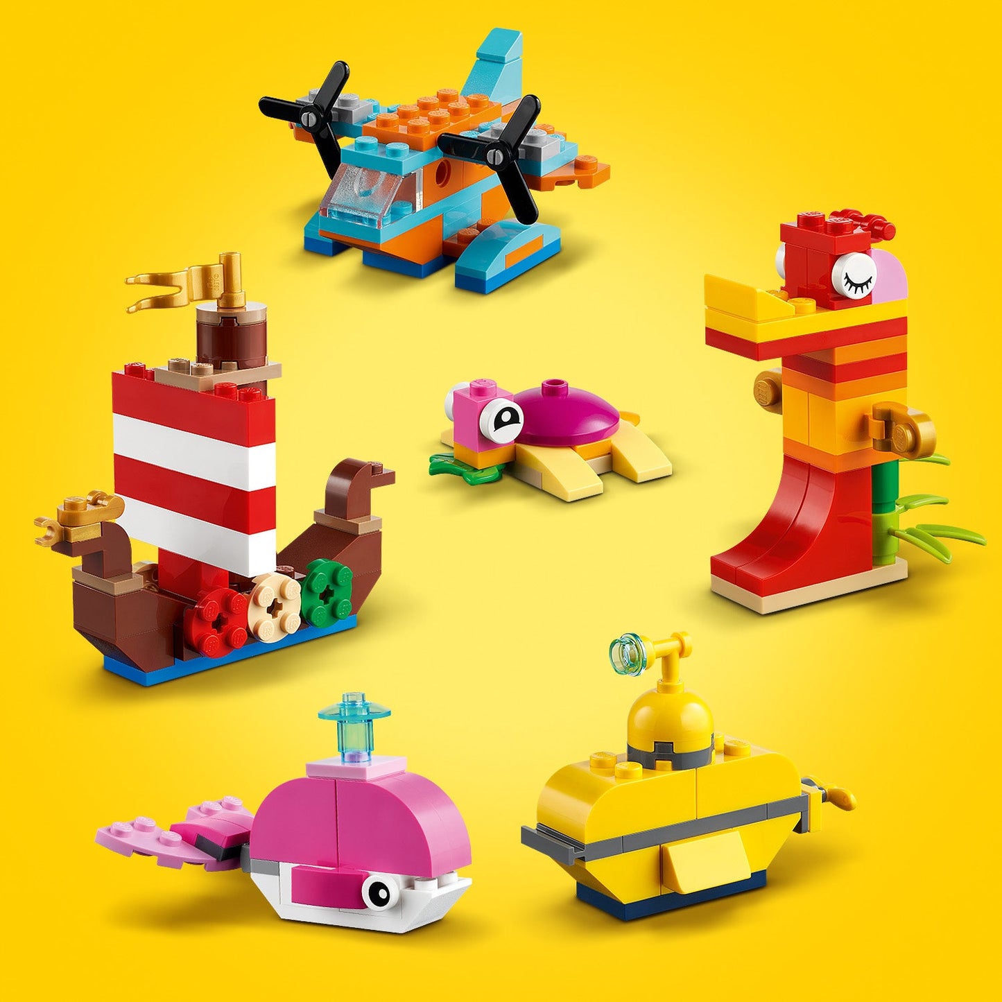 LEGO® Classic Creative Ocean Fun - Bộ đồ chơi lắp ráp Sáng tạo Đại dương - LEGO 11018 - Hình ảnh bổ sung 6