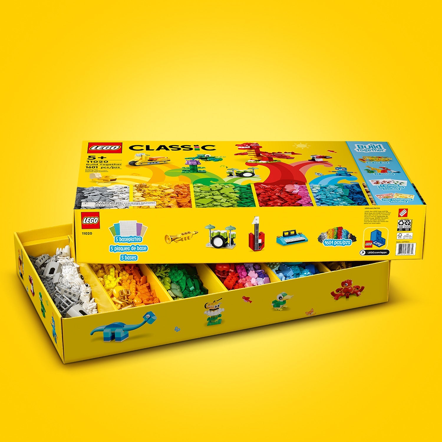 LEGO® Classic Build Together - Bộ Đồ Chơi Xây Dựng Sáng Tạo 1601 Chi Tiết - LEGO 11020 - Hình ảnh bổ sung 7