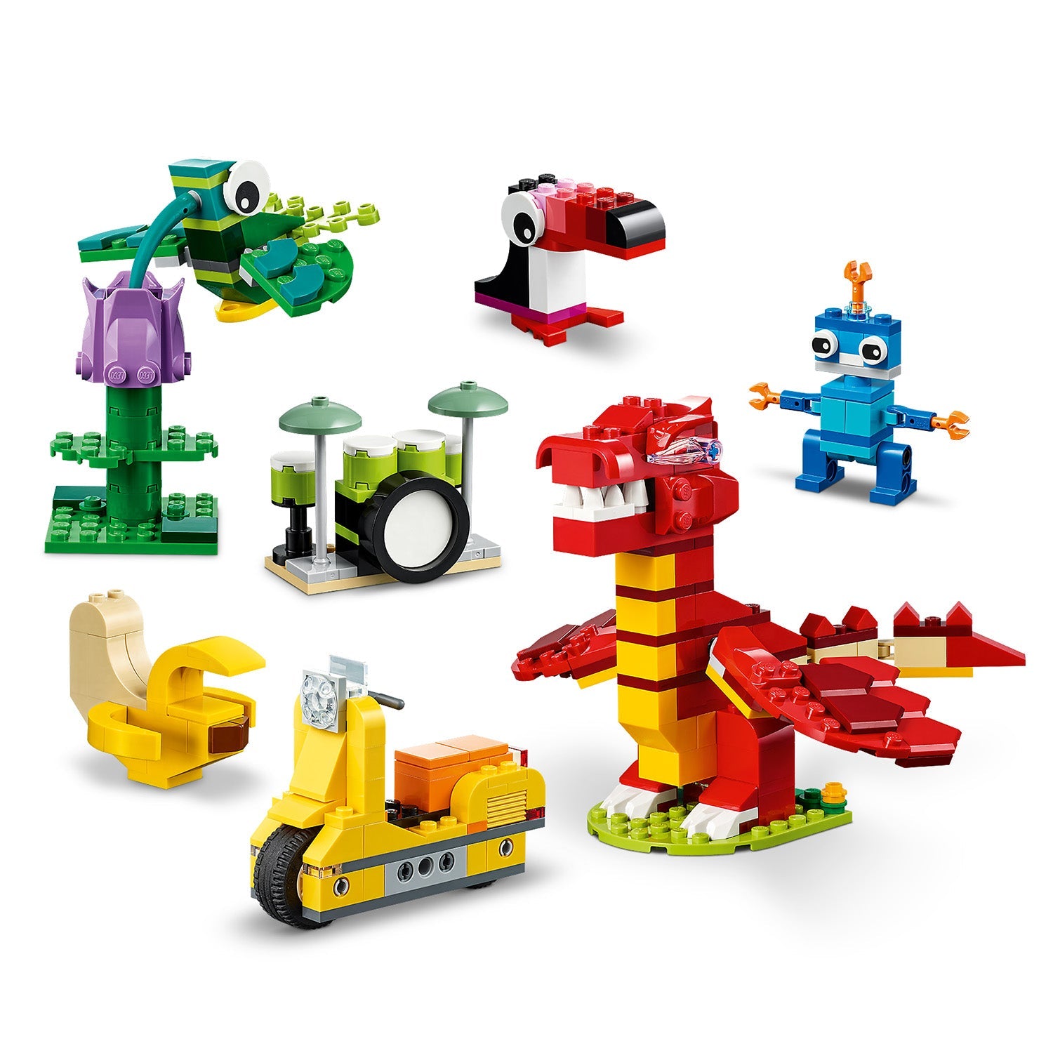 LEGO® Classic Build Together - Bộ Đồ Chơi Xây Dựng Sáng Tạo 1601 Chi Tiết - LEGO 11020 LEGO - ảnh 1 - Lego Classic