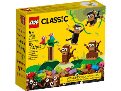 LEGO® Classic Creative Monkey Fun - Đồ chơi lắp ráp Khỉ Sáng Tạo - LEGO 11031 - Hình ảnh sản phẩm