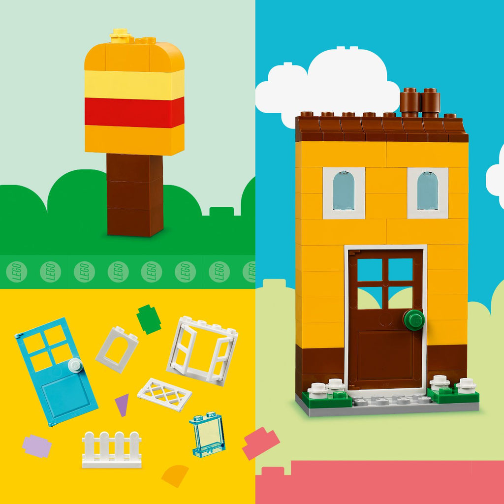LEGO® Classic Creative Houses - Bộ Lắp Ráp Ngôi Nhà Sáng Tạo - LEGO 11035 - Hình ảnh bổ sung 9