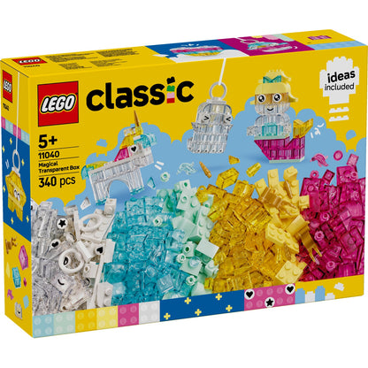 LEGO® Classic Magical Transparent Box - Bộ đồ chơi lắp ráp sáng tạo - LEGO 11040 - Hình ảnh sản phẩm