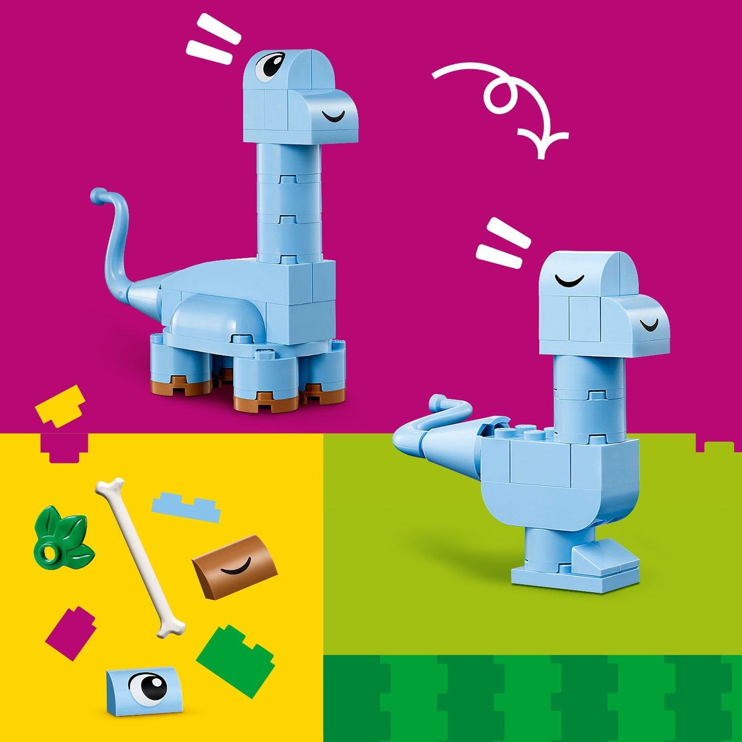 LEGO® Classic Creative Dinosaurs - Bộ Đồ Chơi Khủng Long Sáng Tạo - LEGO 11041 - Hình ảnh bổ sung 7