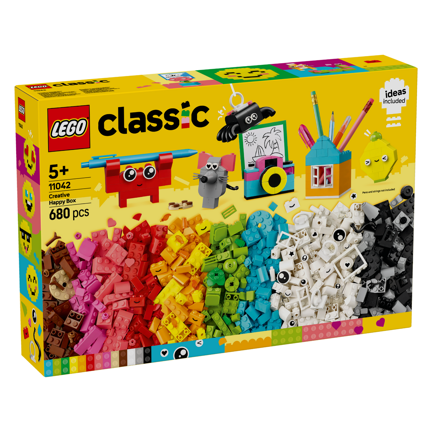 LEGO® Classic Creative Happy Box - Bộ Đồ Chơi Gạch Xây Dựng Sáng Tạo (11042) - Hình ảnh sản phẩm