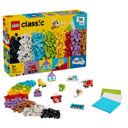 LEGO® Classic Creative Build-and-Play Box - Bộ Đồ Chơi Lắp Ráp Sáng Tạo 750 Mảnh Ghép - LEGO 11044