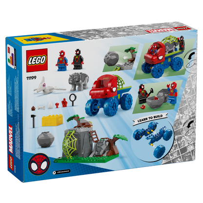 LEGO® Marvel Spidey And His Amazing Friends Team Spidey Dino Crawler Rescue - Đồ Chơi Lắp Ráp Xe Giải Cứu Khủng Long LEGO 11199 - Hình ảnh bổ sung 9